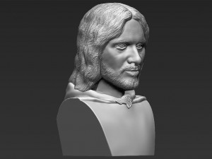 aragorn bust lord of the rings 3d printing ready stl obj Modelo de impresión 3D