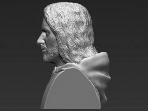 aragorn bust lord of the rings 3d printing ready stl obj Modelo de impresión 3D