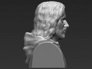 aragorn bust lord of the rings 3d printing ready stl obj Modelo de impresión 3D