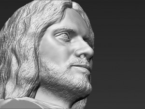 aragorn bust lord of the rings 3d printing ready stl obj Modelo de impresión 3D