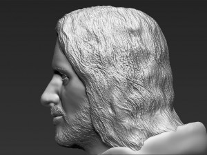 aragorn bust lord of the rings 3d printing ready stl obj Modelo de impresión 3D