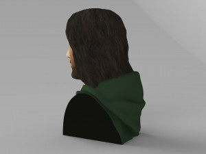 aragorn bust lord of the rings for full color 3d printing 3Dプリントモデル
