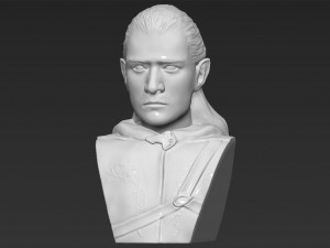 legolas bust lord of the rings 3d printing ready stl obj 3D 프린트 모델