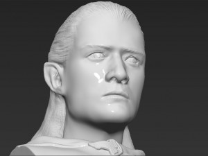 legolas bust lord of the rings 3d printing ready stl obj 3D 프린트 모델