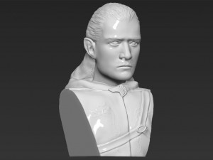 legolas bust lord of the rings 3d printing ready stl obj 3D 프린트 모델