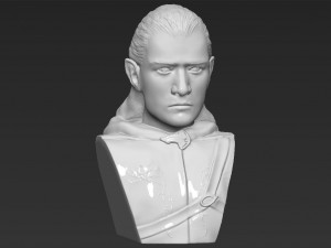 legolas bust lord of the rings 3d printing ready stl obj 3D 프린트 모델