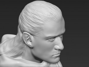 legolas bust lord of the rings 3d printing ready stl obj 3D 프린트 모델