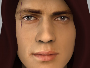 anakin skywalker star wars bust ready for full color 3d printing 3Dプリントモデル
