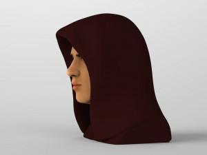 anakin skywalker star wars bust ready for full color 3d printing 3Dプリントモデル
