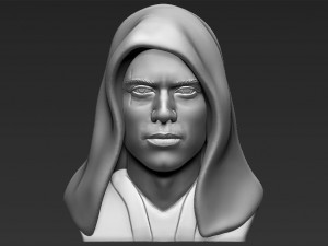 anakin skywalker star wars bust ready for full color 3d printing 3Dプリントモデル