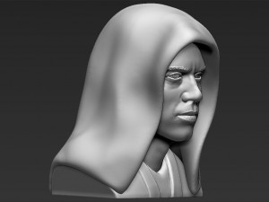 anakin skywalker star wars bust ready for full color 3d printing 3Dプリントモデル