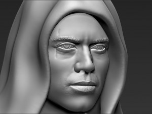 anakin skywalker star wars bust ready for full color 3d printing 3Dプリントモデル