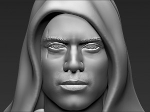 anakin skywalker star wars bust ready for full color 3d printing 3Dプリントモデル