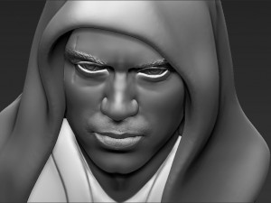 anakin skywalker star wars bust ready for full color 3d printing 3Dプリントモデル