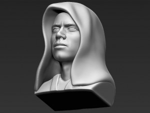 anakin skywalker star wars bust ready for full color 3d printing 3Dプリントモデル