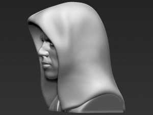 anakin skywalker star wars bust ready for full color 3d printing 3Dプリントモデル