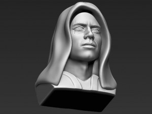 anakin skywalker star wars bust ready for full color 3d printing 3Dプリントモデル