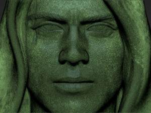 anakin skywalker star wars bust ready for full color 3d printing 3Dプリントモデル