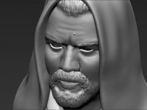 obi wan kenobi star wars bust ready for full color 3d printing Modelo de Impressão 3D