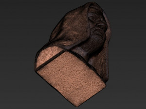 obi wan kenobi star wars bust ready for full color 3d printing Modelo de Impressão 3D