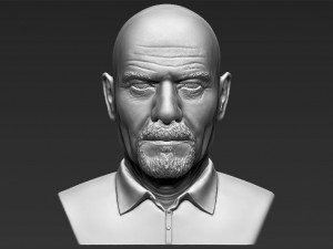 walter white breaking bad bust 3d printing ready stl obj 3D Принт Модель