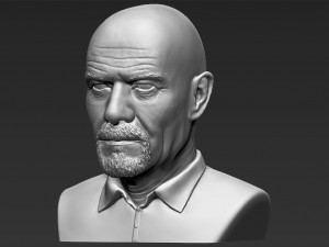 walter white breaking bad bust 3d printing ready stl obj 3D 프린트 모델