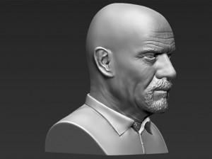 walter white breaking bad bust 3d printing ready stl obj 3D 프린트 모델