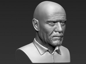 walter white breaking bad bust 3d printing ready stl obj 3D 프린트 모델