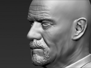 walter white breaking bad bust 3d printing ready stl obj 3D 프린트 모델