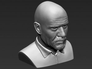 walter white breaking bad bust 3d printing ready stl obj 3D 프린트 모델