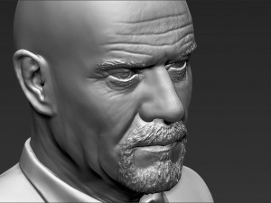 walter white breaking bad bust 3d printing ready stl obj 3D 프린트 모델