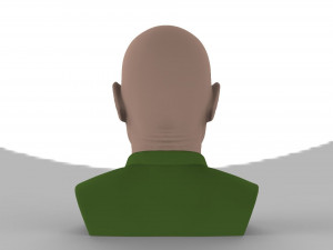 walter white breaking bad bust ready for full color 3d printing Modelo de impresión 3D