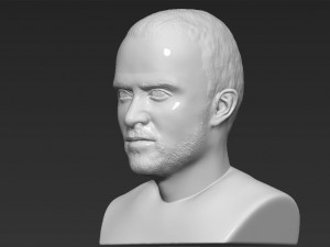 jesse pinkman breaking bad bust ready for full color 3d printing Modelo de Impressão 3D