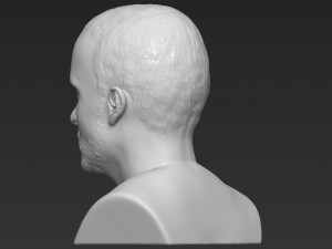 jesse pinkman breaking bad bust ready for full color 3d printing Modelo de Impressão 3D