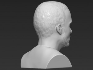 jesse pinkman breaking bad bust ready for full color 3d printing Modelo de Impressão 3D