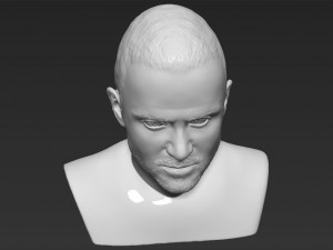 jesse pinkman breaking bad bust ready for full color 3d printing Modelo de Impressão 3D