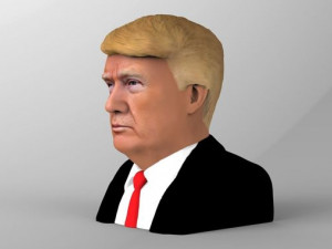 president donald trump bust ready for full color 3d printing 3D Print Model