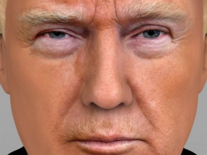 president donald trump bust ready for full color 3d printing 3D Print Model