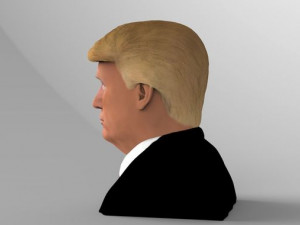 president donald trump bust ready for full color 3d printing 3D Print Model