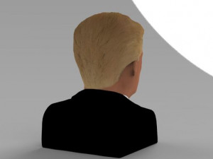 president donald trump bust ready for full color 3d printing 3D Print Model