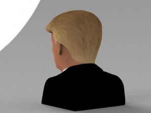 president donald trump bust ready for full color 3d printing 3D Print Model