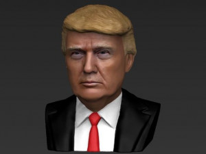 president donald trump bust ready for full color 3d printing 3D Print Model