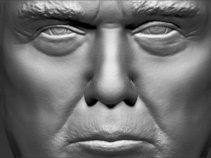 president donald trump bust ready for full color 3d printing 3D Print Model