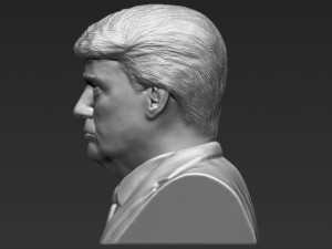 president donald trump bust ready for full color 3d printing 3D Print Model
