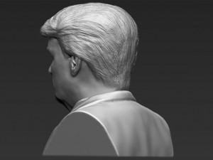 president donald trump bust ready for full color 3d printing 3D Print Model