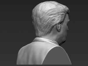 president donald trump bust ready for full color 3d printing 3D Print Model