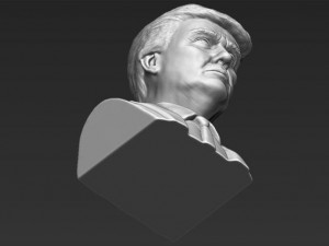 president donald trump bust ready for full color 3d printing 3D Print Model