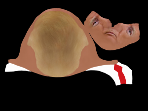 president donald trump bust ready for full color 3d printing 3D Print Model
