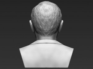 president george w bush bust 3d printing ready stl obj Model Cetak 3D