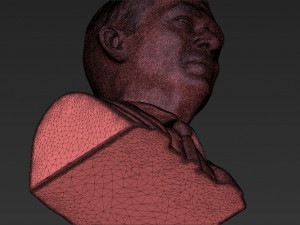 president george w bush bust 3d printing ready stl obj Model Cetak 3D
